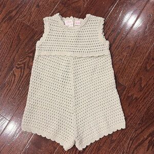 Zara Kids Crochet Knit Romper